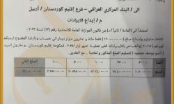 حكومة إقليم كوردستان تبدأ بتسليم الإيرادات غير النفطية إلى الخزينة العامة للدولة